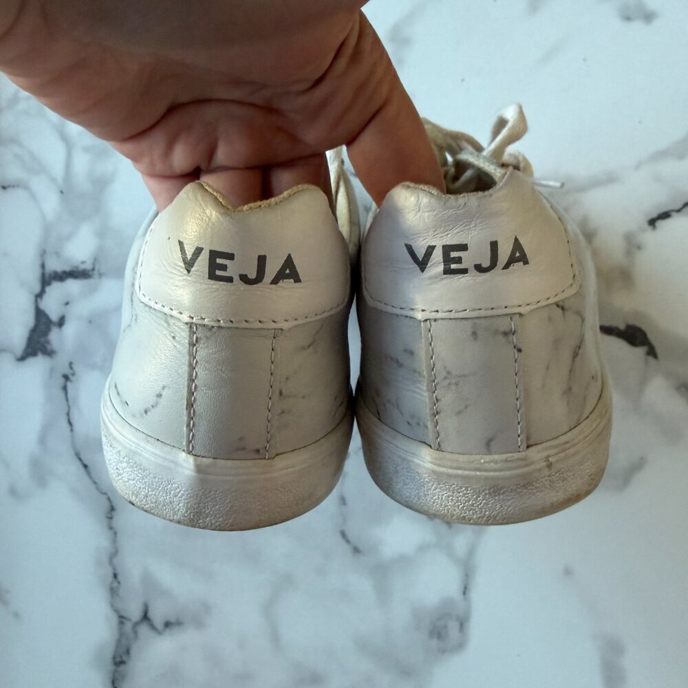 Veja x Diapers and Milk Marble Esplar Leather Sneakers US 7 - Picture 8 of 9
